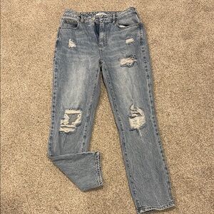 PacSun Light Blue Distressed Boyfriend Jeans